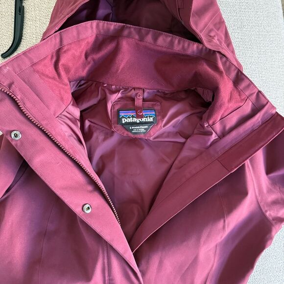 Patagonia Hooded Parka Coat Jacket in Carmine Red S NWOT - Picture 14 of 14